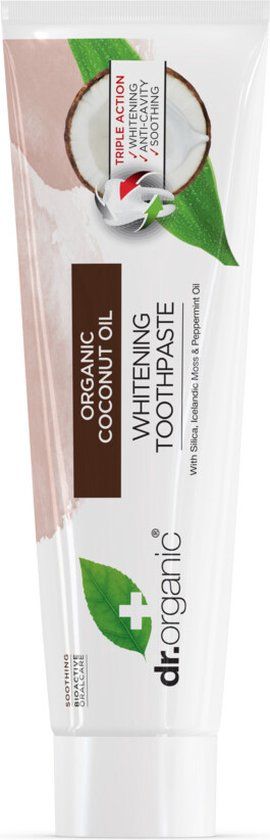 Dr. Organic Virgin Cocosolie Tandpasta - 100 ml