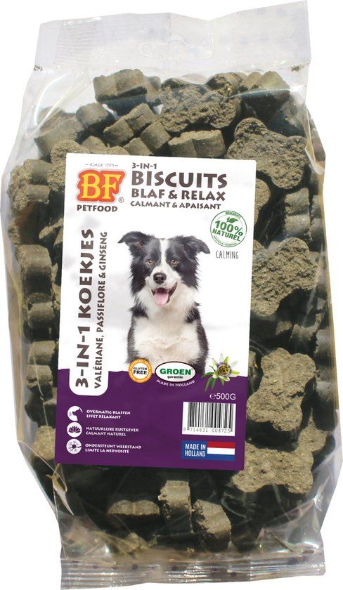 BIOFOOD 3 IN 1 Hondenkoekjes Blaf & Relax - 500 g