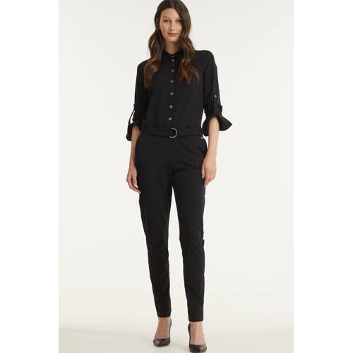 TQ-Amsterdam Gerda Jumpsuit - Black Travel Fabric