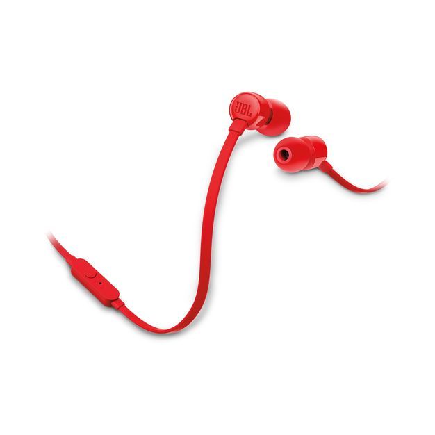 JBL TUNE 160 - In-ear hoofdtelefoon - Bedraad - Rood
