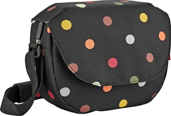 Klickfix Stuurtas Funbag Dots 4 Liter - Zwart/Multicolor