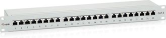 Equip Panneau de brassage 19" Cat.6/Class E 24 ports, 1U, gris clair