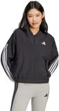 Adidas Essentials 3-Stripes Bomber Trainingsjas dames Zwart S/36