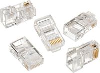 Maclean MCTV-663 100 x RJ45 8P8C CAT5 5e netwerkkabel netwerkstekker