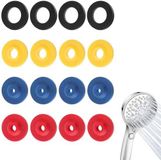 Dailygoods Limiteur de débit 16 Pièces - Économie d'eau - Matériau TPE - Installation facile - Convient pour pommeau de douche - Durable et robuste - Dispositif d'économie d'eau
