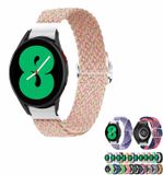 Wigento Samsung Geweven Nylon Band voor Galaxy Watch 6, 5, 4, Normal, Pro, Classic