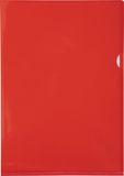 Exacompta 10x Pak van 10 L mappen - gladde en stevige PVC 13/100e - A4 - Rood - 660575E