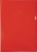 Exacompta 10x Pak van 10 L mappen - gladde en stevige PVC 13/100e - A4 - Rood - 660575E