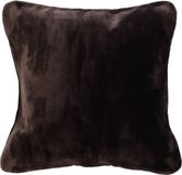 texpot Premium Cashmere Kissenhüllen 50 x 50 cm 2 Stück chocoladebruin