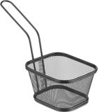 HENDI Mini frituurmandjes – stapelbaar – matzwart – 130x115x80 mm