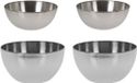 Excellent Houseware platschaal - Set 8x - Inox - D20/D13 cm