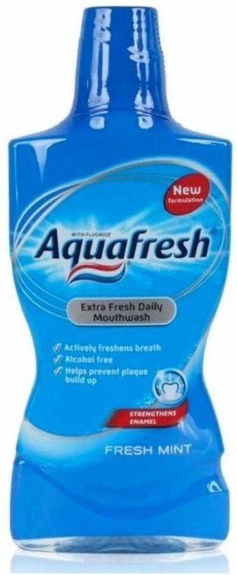 Aquafresh Mondwater - Fresh Mint - 500ml