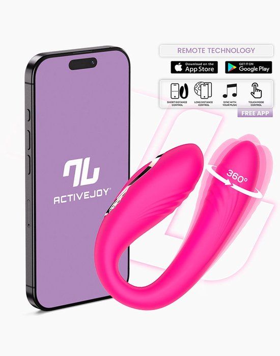 INTOYOU IY - Couty - Koppelvibrator met 360° Oscillatie en App-bediening – Groen