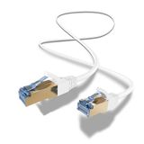 ADVANconnect LAN-kabel Ethernet 5,00 m Cat 8.1 S/FTP High Speed 40 Gbit RJ45 patchkabel Internet Patchkabel LSZH mantel wit