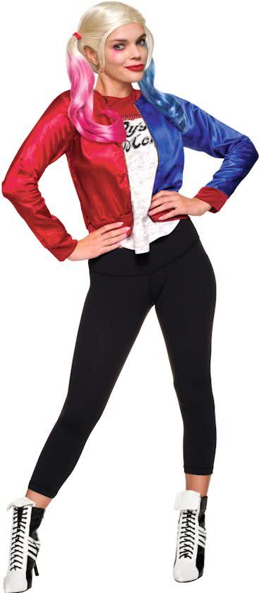 Rubies Harley Quinn Suicide Squad vest en t-shirt volwassenen - Maat S