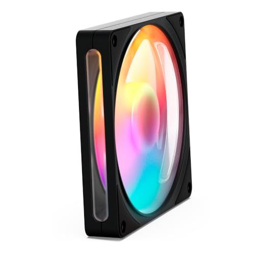 NZXT F140 RGB - 140mm PWM RGB PC-fan, 8 LEDs - Zwart