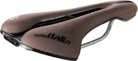 Selle Italia Flite Boost Gravel Superflow Ti 316 Zadel Bruin 135 mm