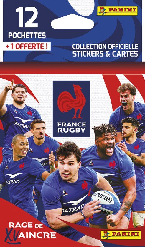 PANINI Blisterverpakking 12+1 RUGBY EDF - Meerkleurig