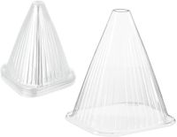 Merkloos / Sans marque Relaxdays plantenkap - 19x22x19 cm - set van 48
