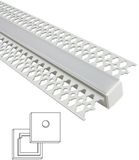 RexTech 1,5 meter led profiel - Stucprofiel smal - Profiel voor led strips - Aluminium - Wit