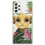 ERT GROUP mobiel telefoonhoesje voor Samsung A33 5G origineel en officieel erkend Disney patroon Simba & Friends 002