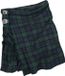 Black Premium by EMP Groen-blauwe kilt - Heren - L