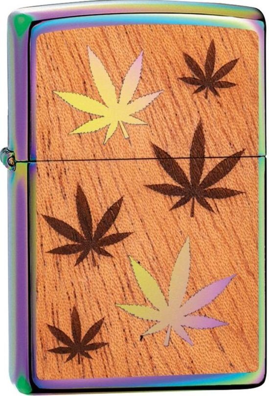 Zippo Aansteker Cannabis Woodchuck Emblem