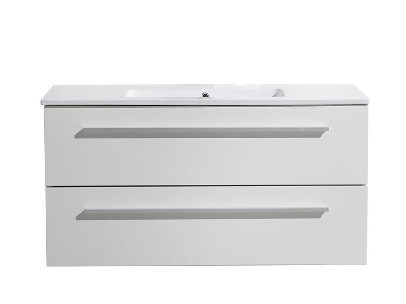 Badkamerplanet Actio DL Badkamermeubel - 100 cm - Mat Wit