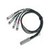 Nvidia Mellanox MCP7F00-A003R26N InfiniBand et câble fibre optique 3 m QSFP28 4x SFP28 Noir