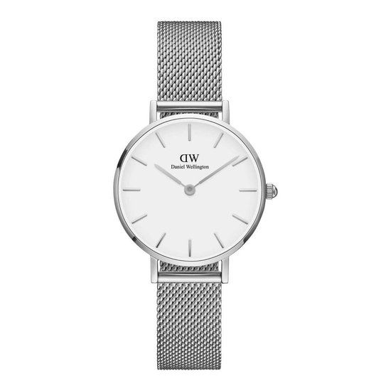 Daniel Wellington Petite Sterling 28mm - Zilverkleurig Horloge