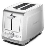 Cuisinart Grille-pain en métal pour 2 tranches - Fentes extra longues - High-Lift Quickview - Fonction bagel - Option décongélation - Tiroir à miettes