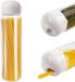 Merkloos 2 Stuks Pasta-voorraadpot, glazen pasta-voorraadpot met deksel 1400 ml