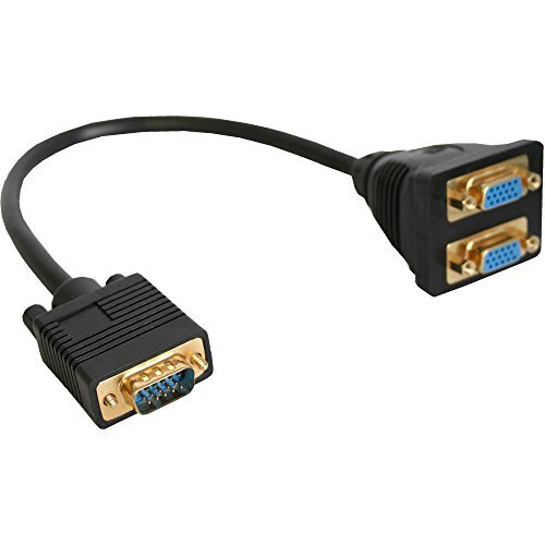 Inline 17308 Y-adapterkabel VGA stekker naar 2x VGA-bus