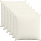 vidaXL Kussensloop 6 stuks HEERLEN Crèmekleurig 55 x 55 cm corduroy
