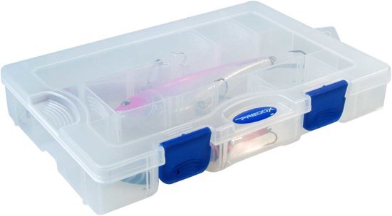 Predox T&G Tainer - Tacklebox - 27 x 18 x 4.5 cm - Transparant