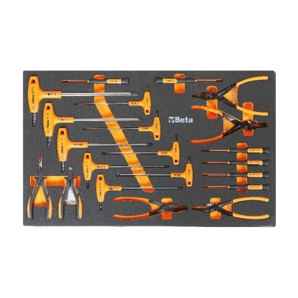 Beta M62 Zachte foam inlegbak met assortiment - 024500875