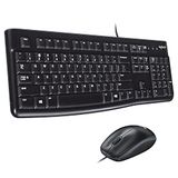 Logitech MK120 Wired Toetsenbord and Muis for Windows - CH QWERTZ