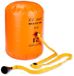 Cric à coussin d'air, capacité de 4,2 tonnes, hauteur de travail de 18 à 75 cm, couleur jaune/orange