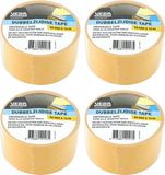 Merkloos / Sans marque Versluis Paint En Non-Paint B.V. Dubbelzijdige tape - 4x - tapijttape - 50 mm x 10 m - Bruin