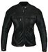 Australian Bikers Gear - Sturgis Tour - Leren motorjack voor dames - beschermers - UK 14 (42 EU) (XL)