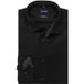 OLYMP No. 6 Six super slim fit overhemd - popeline - zwart - Strijkvriendelijk - Boordmaat: 43 (EU maat: XL)