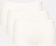 sloggi GO Daily Cotton Short 3P Dames Onderbroek - WIT -