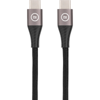 BlueBuilt USB-C naar USB-C Kabel 3m Nylon Zwart