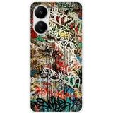 Xiaomi Redmi 13C 4G Graffiti 1 Bedrukt siliconen hoesje