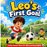 Leo's First Goal: A Fun Soccer Story for Kids Learning English