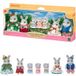 Sylvanian Families - Ensemble de Fête Famille Lapin des Bois, Jouets de construction