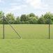 grillage avec piquets de sol 10 x 1,4 m Acier revêtu de PVC Gris Mesh