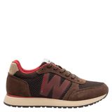Woden Ronja Icon suède leren sneakers bruin