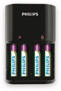 Philips MultiLife Batterijoplader SCB1450NB/12 - Batterijoplader - Zwart