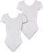 Urban Classics Organic Stretch Jersey 2-Pack Bodysuit Dames S Wit/Wit